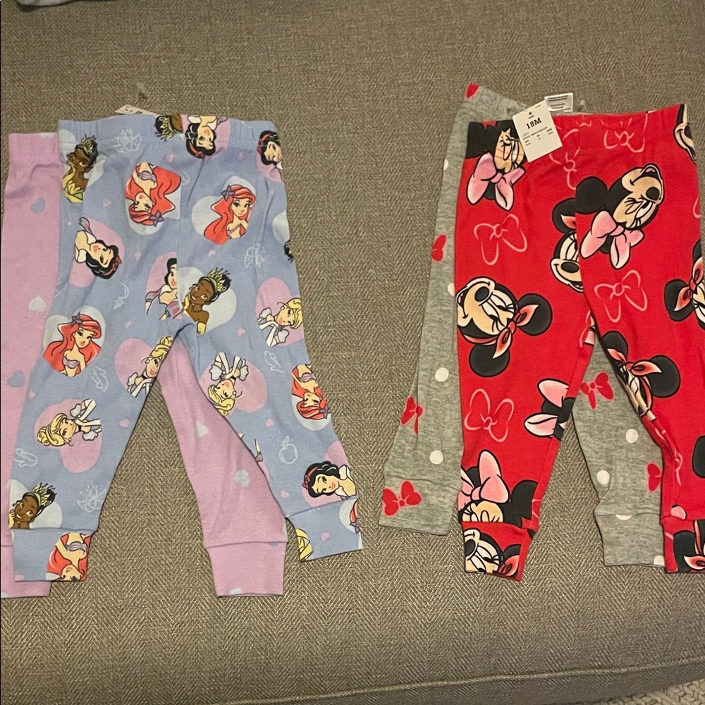 4 Disney Colorful Character pyjama pants